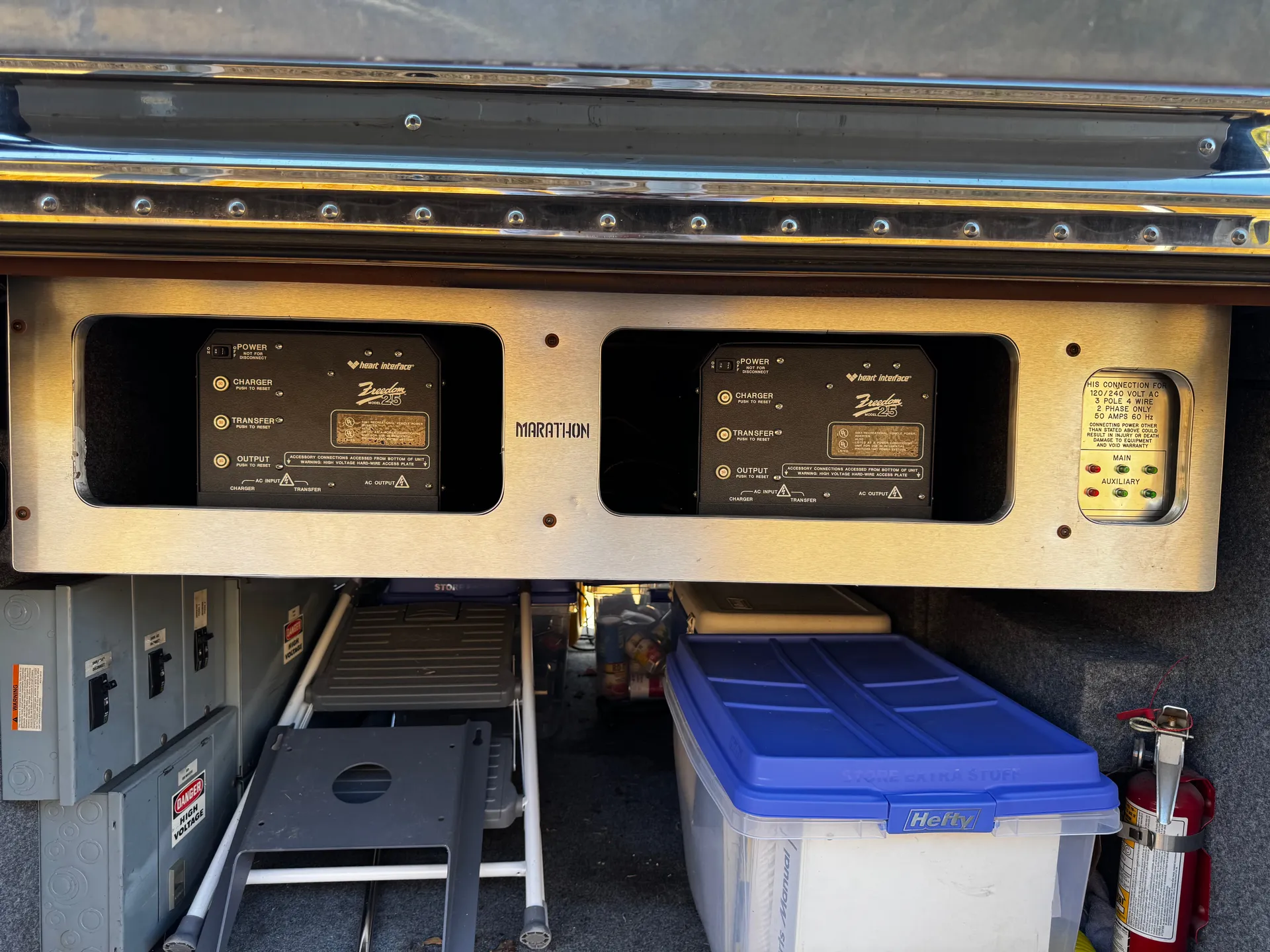 Marathon inverters and battery charging system