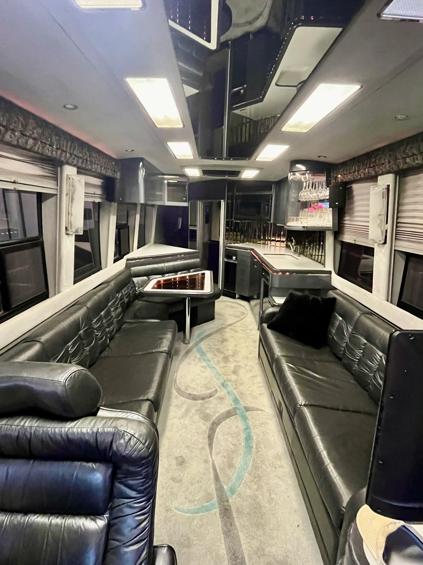 Hand-built by Marathon Coach in Coburg, Oregon, every detail reflects decades of expertise in luxury motorcoach conversion.