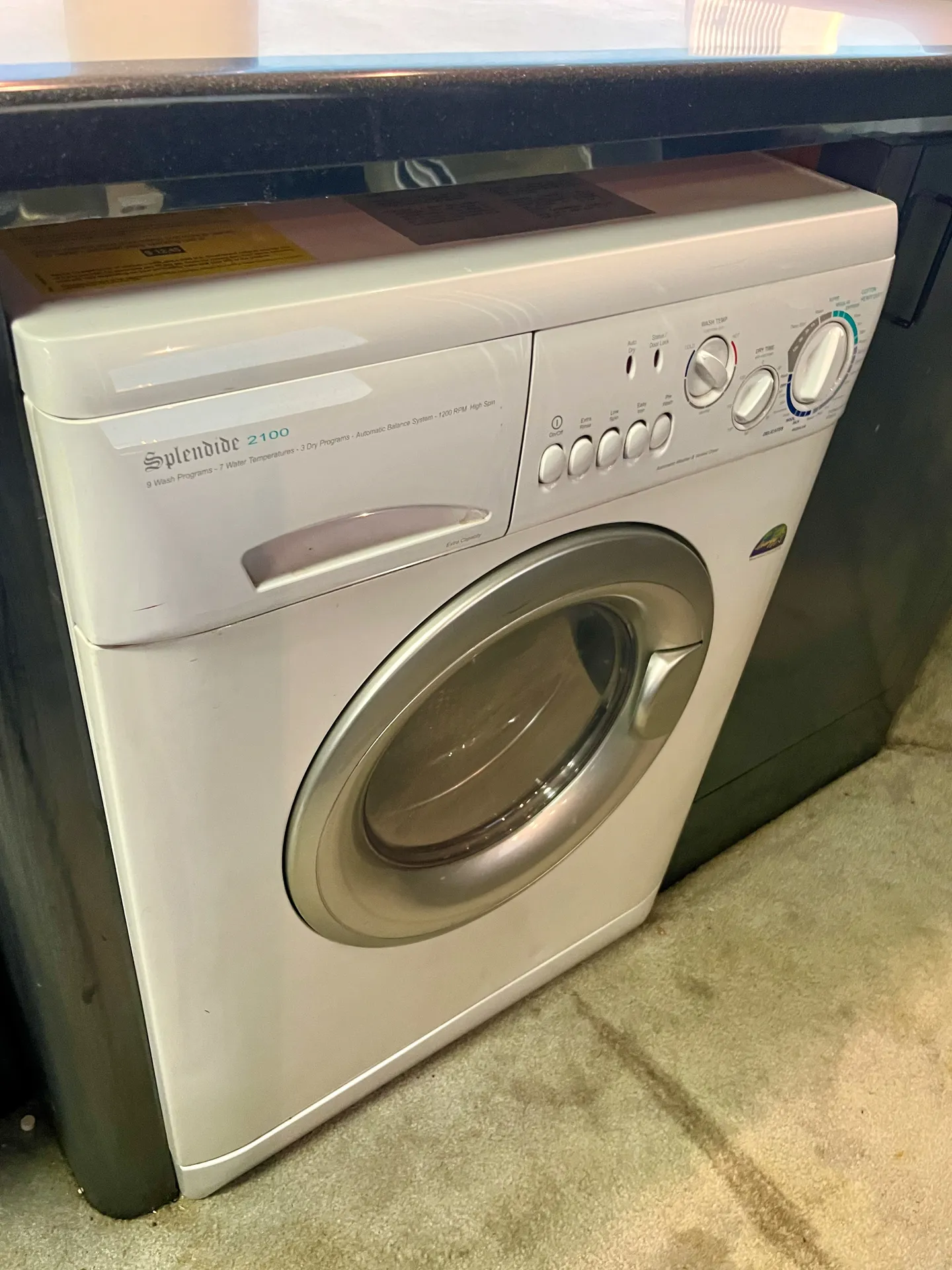 Splendide 2100 washer/dryer combo